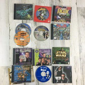 Lot of 13 PC CD-ROM Kids Games Disney Who Wants to Be a Millionaire SIM Coaster